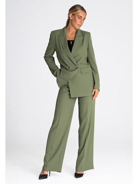 FIGL FIGL Marynarka M948 Khaki Regular Fit