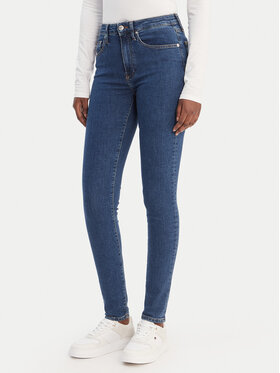 Tommy Hilfiger Tommy Hilfiger Traperice WW0WW47689 Plava Skinny Fit