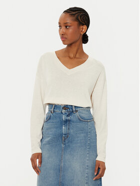Weekend Max Mara Weekend Max Mara Sweter Rania 2515361051 Écru Regular Fit