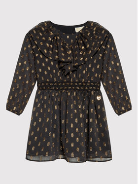 MICHAEL KORS KIDS MICHAEL KORS KIDS Elegantné šaty R12119 S Čierna Regular Fit