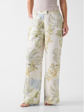 Guess Guess Kalhoty z materiálu 181854 Zelená Slim Fit