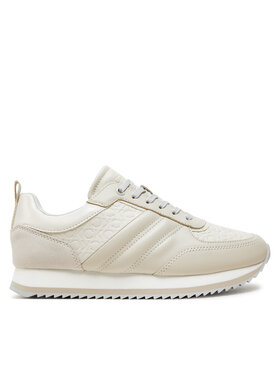Calvin Klein Calvin Klein Αθλητικά Runner Lace Up Saff Mono HW0HW02102 Μπεζ