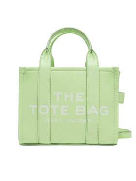 Marc Jacobs Marc Jacobs Дамска чанта The Leather Small Tote Bag H009L01SP21 Зелен