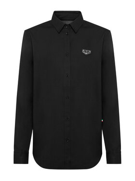 PHILIPP PLEIN PHILIPP PLEIN Košeľa 9383 Čierna Fitted Fit