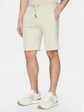 Guess Guess Pantaloni scurți sport Z2YD04 KAIJ1 Écru Regular Fit