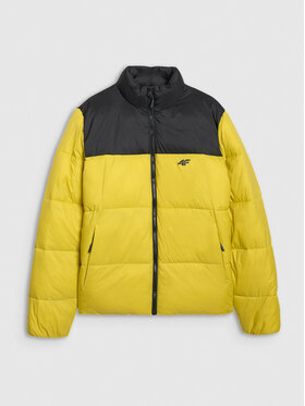4F 4F Kurtka puchowa APRES SKI Żółty Regular Fit