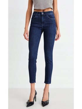 Wrangler Wrangler Jeansy High Skinny 630 Niebieski Skinny Fit