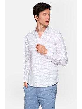 Lancerto Lancerto Koszula Ariana KO073121000010 Biały Slim Fit