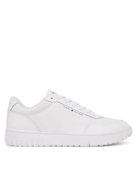 Tommy Hilfiger Tommy Hilfiger Sneakersy Th Basket Core Leather FM0FM05927 Bílá