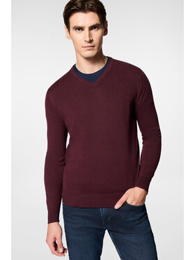 Próchnik Próchnik Sweter PM7 SW073224000004 Bordowy Regular Fit
