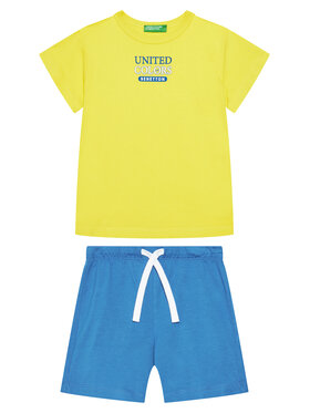 United Colors Of Benetton United Colors Of Benetton Set majica i hlače 3096GK00Q Šarena Regular Fit
