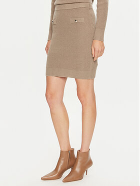 Guess Guess Zīmuļveida svārki Zylee W4BD64 Z2WX0 Bēšs Slim Fit