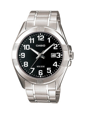 Casio Casio Zegarek MTP-1308PD-1BVEG Srebrny