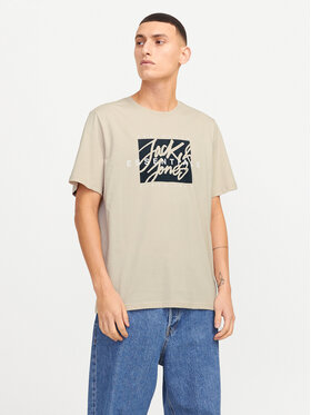 Jack&Jones Jack&Jones Tricou Colton 12268439 Bej Standard Fit