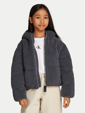 Calvin Klein Jeans Calvin Klein Jeans Пухено яке IG0IG02681 Черен Regular Fit