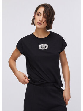 Liu Jo Liu Jo T-Shirt TA6164JS870P9298 Czarny Regular Fit