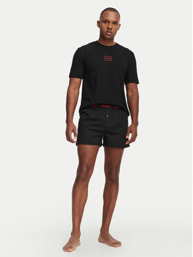 HUGO HUGO Pijama Soren Short Set 50575408 Negru Regular Fit