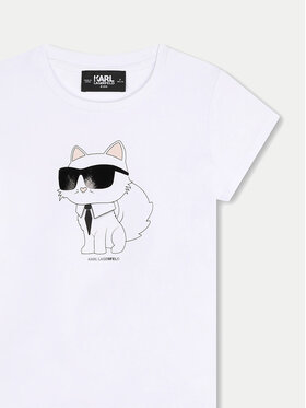 Karl Lagerfeld Kids T-shirt Z30211 S Bijela Regular Fit