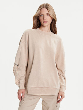 G-Star Raw G-Star Raw Суитшърт Washed 3D D27738-D969 Бежов Oversize
