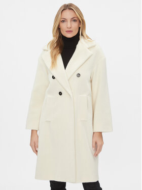Marella Marella Wollmantel Caprile 2330161236200 Écru Regular Fit