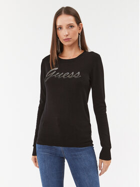 Guess Guess Sweater W3BR22 Z2NQ2 Fekete Slim Fit