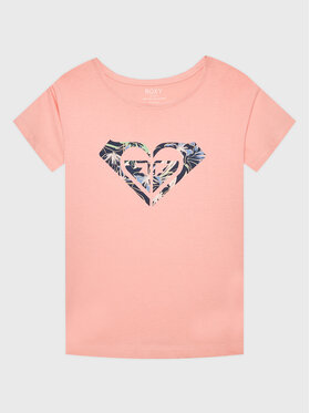 Roxy Roxy T-shirt Day and Night ERGZT03903 Rose Regular Fit