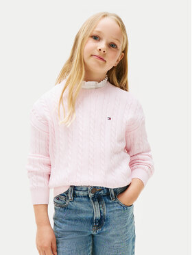 Tommy Hilfiger Tommy Hilfiger Sweater KG0KG08547 Rózsaszín Regular Fit