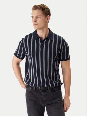 Tommy Hilfiger Tommy Hilfiger Pólóing Vertical MW0MW41949 Sötétkék Regular Fit