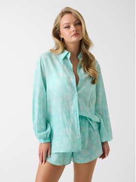 Guess Guess T-Shirt 182538 Zelená Classic Fit
