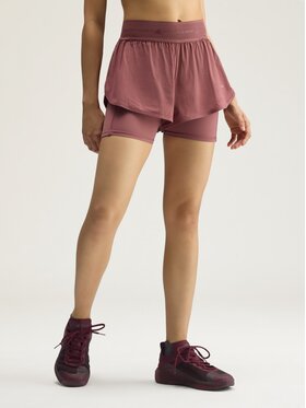 adidas by Stella McCartney adidas by Stella McCartney Szorty sportowe 152545 Szary Fitted Fit