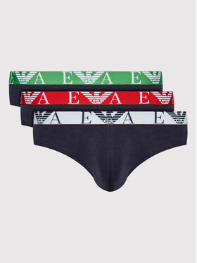 Emporio Armani Underwear Emporio Armani Underwear Komplet 3 par slipów 111734 2F715 70435 Granatowy