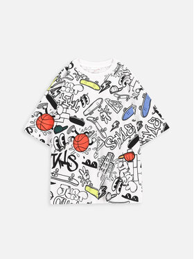 Coccodrillo Coccodrillo Tricou ZC3143203ASK Alb Regular Fit