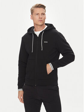 BOSS BOSS Mikina Fz Zone 50542974 Černá Regular Fit