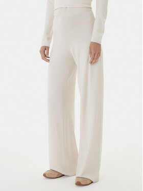 Kontatto Kontatto Úpletové kalhoty 3M0803C Écru Regular Fit