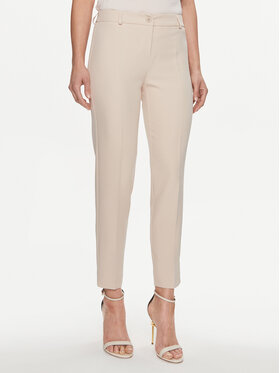 Maryley Maryley Pantaloni din material 24EB52Z/43GE Bej Slim Fit