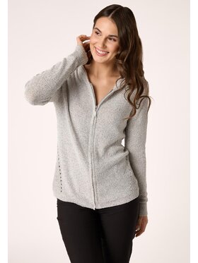 QUIOSQUE QUIOSQUE Sweter QUIOSQUE 6OR002240 Szary Regular Fit