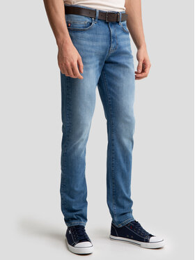 BIG STAR BIG STAR Jeansy HARPER Niebieski Tapered Fit