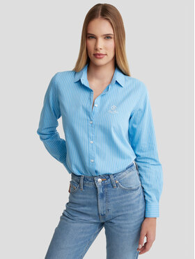 BIG STAR BIG STAR Koszula ORATO_401_140 Niebieski Basic Fit
