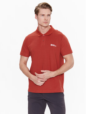 Jack Wolfskin Jack Wolfskin Polokošile Essential 1809301 Červená Regular Fit