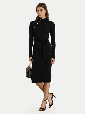LAUREN RALPH LAUREN LAUREN RALPH LAUREN Džemper haljina 200980036001 Crna Slim Fit