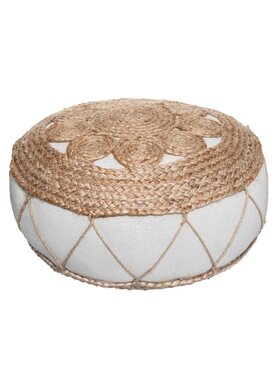 MIAhome MIAhome Poduszka do siedzenia na podłodze Boho 43x18 cm Beżowy