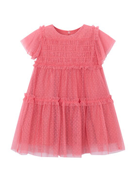 Mayoral Mayoral Eleganta kleita 3917 Koraļļu Regular Fit