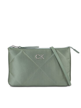 Calvin Klein Calvin Klein Sac à main Re-Lock Quilt Crossbody - Satin K60K611299 Vert