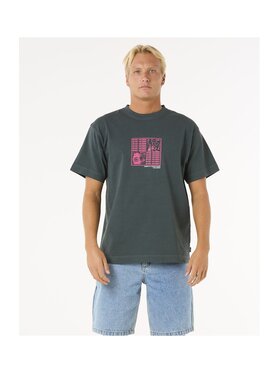 Rip Curl Rip Curl T-Shirt Raw Energy Zine Tee Zielony Standard Fit
