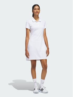 adidas adidas Sukienka codzienna ULTIMATE 365+ JACQUARD Biały Regular Fit