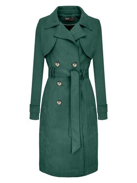 RELIS RELIS Trencz Wiki Zielony Classic Fit