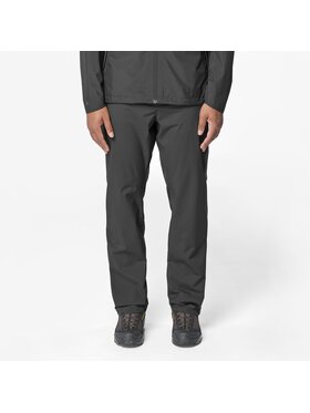 Salomon Salomon Spodnie przeciwdeszczowe OUTERPATH 2.5 L WATERPROOF Czarny Regular Fit