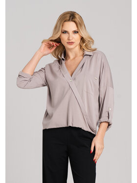 Look Made With Love Look Made With Love Koszula Koszula Beżowy Regular Fit