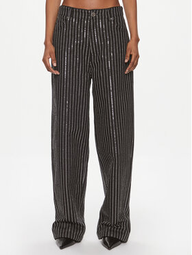 ROTATE ROTATE Pantaloni din material 111791100 Negru Wide Leg