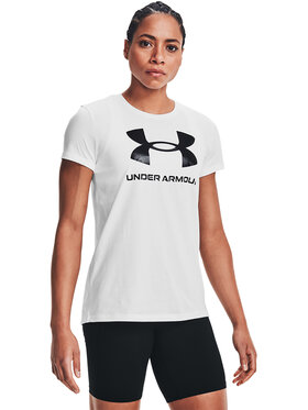 Under Armour Under Armour Póló UA SPORTSTYLE LOGO SS 1356305 Fehér Regular Fit
